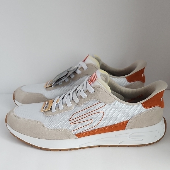 Sketchers Slip Ins Street Retro Jogger Holloway Shoes - Picture 3 of 11